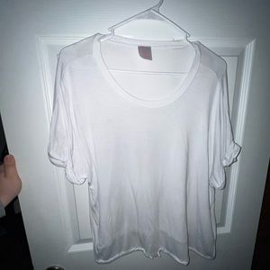 White tee!